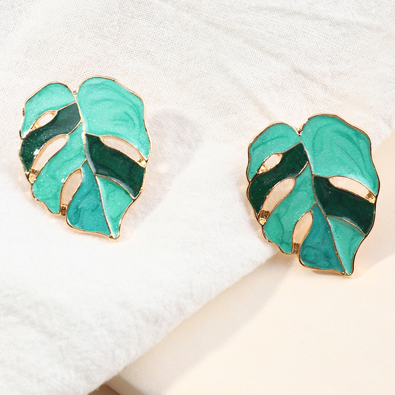 Green Leaf Earrings – NEKO