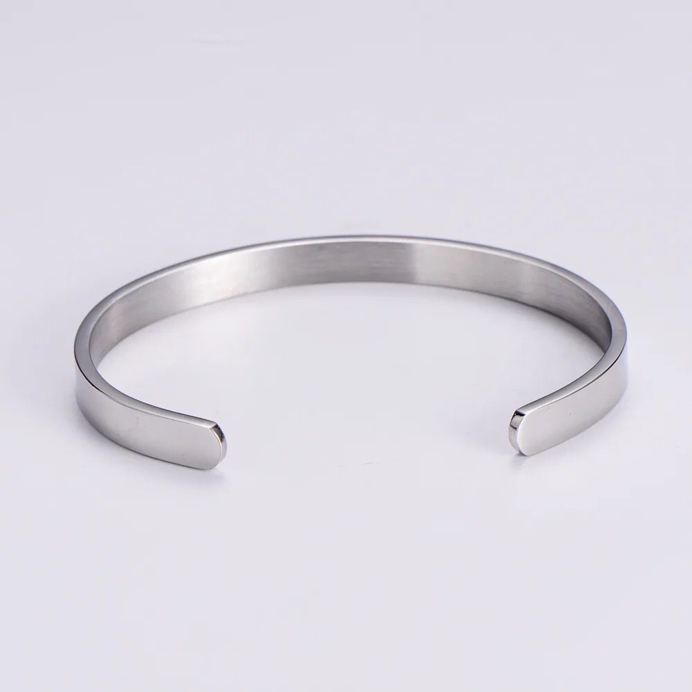 Titanium Steel Bracelet Silver – NEKO